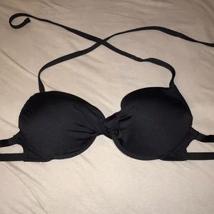 Black bikini top
